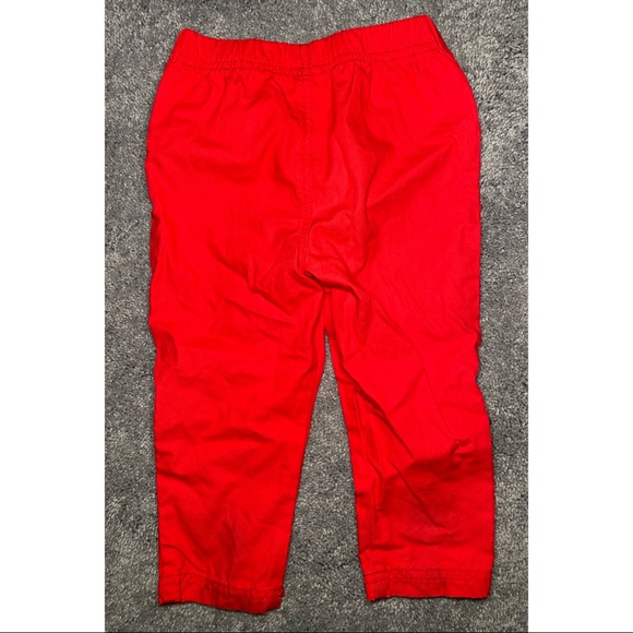 Carter’s Dinosaur Print Button Down with Red Pants outfit - Picture 6 of 7